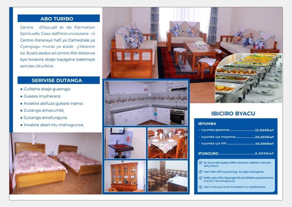 Centre D'Accueil Casa Dell'Annunciazione Rusizi- Kamembe- Cyangugu -Rwanda Bed & Breakfast Eksteriør bilde